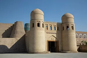 Search Results: West Gate (Father Gate), Ichon Qala (Itchan Kala), UNESCO World Heritage Site, Khiva, Uzbekistan