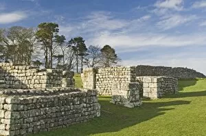 Housesteads Fort Collection: West gate of Housesteads Roman Fort, Hadrians Wall, UNESCO World Heritage Site