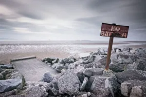 Text Prints: West Kirby Marine Lake, Wirral, Cheshire, England, United Kingdom, Europe