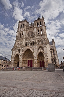 Carved Prints: The west front of Notre Dame d Amiens Cathedral