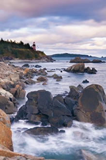 West Quoddy Lighthouse, Lubec, Maine, New England, United States of America, North America