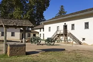 Images Dated 27th September 2009: West Yard at Sutters Fort State Historic Park, Sacramento, California