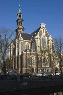 Images Dated 9th April 2008: Westerkerk church, built in 1631, Amsterdam, Netherlands, Europe