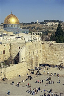 Western Wall Prints: Western Wall and Dome of the Rock, Old City, UNESCO World Heritage Site