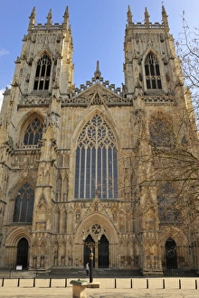 Facades Prints: The Western front of York Minster