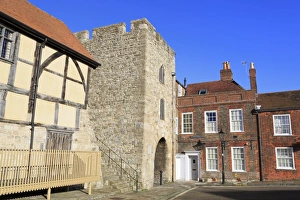 City Gates Prints: Westgate in Old Town Walls, Southampton, Hampshire, England, United Kingdom, Europe