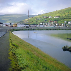 Faroe Prints: Westmannhavn, Stremoy, Faroe Islands, a self-governing dependancy of Denmark, Europe