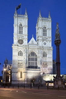 Cultures Prints: Westminster Abbey at night, Westminster, London, England, United Kingdom, Europe