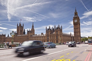 Taxi Prints: Westminster Bridge and the Houses of Parliament