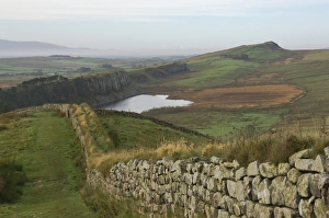 Westward to Crag Lough and Windshields Crag, Hadrians Wall, UNESCO World Heritage Site
