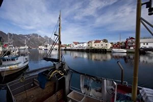 Images Dated 12th June 2010: Whaler harbour of Henningsvaer, known as Venice of Lofoten, Austvagoy island