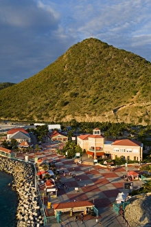 Images Dated 5th April 2007: Whathey Pier Cruise Ship Terminal, Philipsburg City, St. Maarten Island