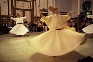 Portraiture Collection: Whirling dervishes