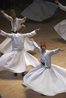 Whirling Dervishes at the Dervishes Festival, Konya, Central Anatolia, Turkey, Asia Minor, Eurasia