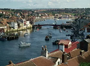 Images Dated 10th April 2008: Whitby Harbour, Whitby, North Yorkshire, England, United Kingdom, Europe