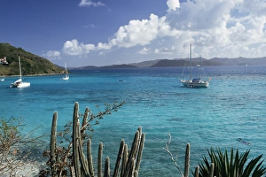 White Bay Prints: White Bay, Jost Van Dyke island, British Virgin Islands, West Indies, Central America