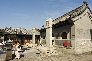 White Cloud Temple (Baiyun Guan) tended by Taoist monks and founded in AD 739 with todays buildings dating from the Ming and Qing dynasties, Beijing