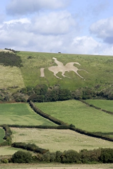 Weymouth Prints: The White Horse of Osmington Hill, Weymouth, Dorset, England, United Kingdom, Europe