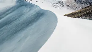 Dunes Prints: White pumice dunes, El Penon, Puna, Catamarca, Argentina