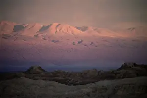 Valley Of The Moon Prints: White rocks and barren landscape, Valle de la Luna (Valley of the Moon) (Moon Valley)