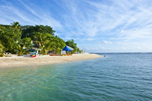 White sand beach at Hideaway Island near Port Vila, Island of Efate, Vanuatu, South Pacific, Pacific Images Dated 31st August 2008: White sand beach at Hideaway Island near Port Vila, Island of Efate, Vanuatu, South Pacific, Pacific