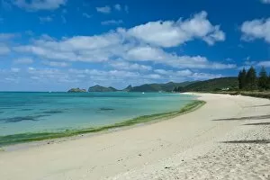 White sand beach, Lord Howe Island, UNESCO World Heritage Site, Australia, Tasman Sea, Pacific