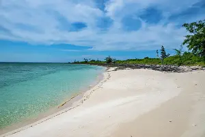 Bahamas Prints: White sand beach on Sete Paus island near the Island of Mozambique, Mozambique, Africa