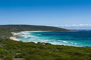 Images Dated 10th October 2008: White sand beach and turquoise water near Margaret River, Western Australia, Australia, Pacific