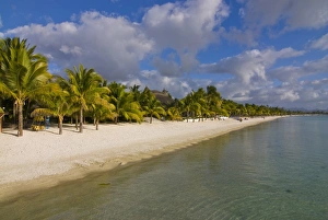 White sand, Trou aux Biches beach, Mauritius, Indian Ocean, Africa