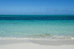 Providenciales Prints: White sand and turquoise water on world famous Grace Bay beach