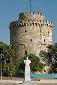 Towers Prints: White tower, Thessaloniki, Macedonia, Greece, Europe