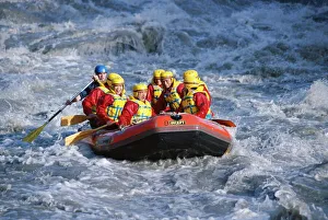 Images Dated 6th August 2008: White water rafting