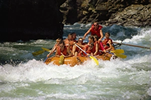Adrenaline Prints: White water rafting, Adams River, British Columbia, Canada, North America