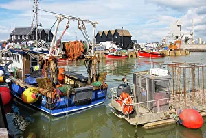 Fishing Net Prints: Whitstable harbour, built in 1832
