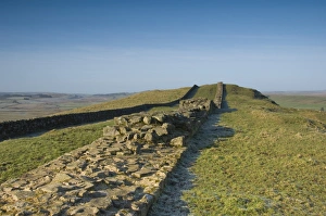 Exclusion Prints: The width of the wall clearly seen looking west at Cawfields