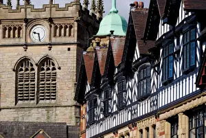 Clock Prints: Wigan, Lancashire, England, United Kingdom, Europe