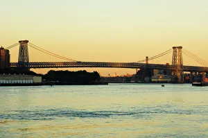 Bridges Prints: Williamsburg Bridge and the East River