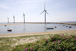 Eco Friendly Prints: Wind farm, Ebeltoft, Denmark, Scandinavia, Europe