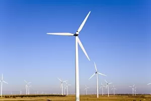Images Dated 25th January 2008: Wind farm, La Muela, Zaragoza, Aragon, Spain, Europe