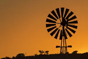 Wind Power Prints: Wind pump, South Africa, Africa