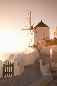 Thira Prints: Windmill, Oia