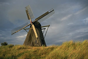 Wind Power Prints: Windmill at Open Air Museum, Skagen, North Jutland, Denmark, Scandinavia, Europe