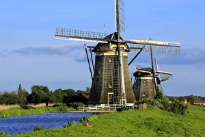 South Holland Prints: Windmills of Leidschendam, South Holland, Netherlands, Europe