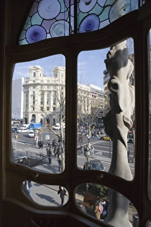 Casa Batlo Prints: Window, Casa Batlo