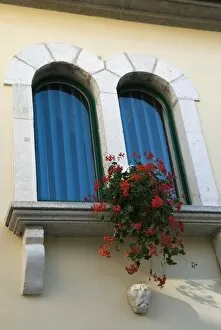 Window in old town, Rab Town, Rab Island, Kvarner Gulf, Croatia, Europe