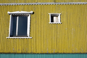 Spitzbergen Prints: Windows, Barentsburg