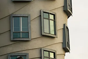 Bohemia Prints: Detail of windows of Dancing House (Fred and Ginger House)