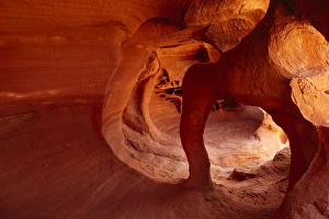 Strata Prints: Windstone Arch, Valley of Fire State Park, Nevada, United States of America, North