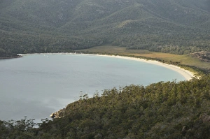 Wineglass Bay, Freycinet National Park, Freycinet Peninsula, Tasmania, Australia, Pacific