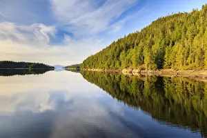 National Forest Prints: Winstanley Island late afternoon ripples and reflections, Misty Fjords National Monument